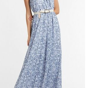 Express Paisley Mock Neck Jumpsuit. SIZE M.